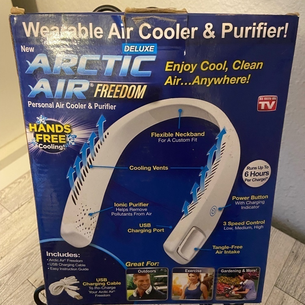 NWT Personal Air Cooler & Purifier. - Picture 2 of 2
